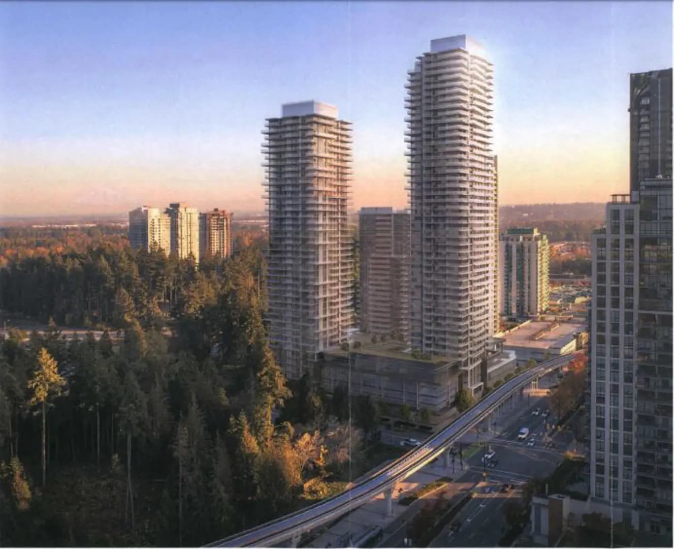 Pine and Glen (East Tower)
